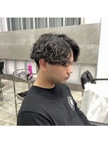 サンズ 梅田 中崎町(SUNS) 【梅田】波巻きパーマアップバング