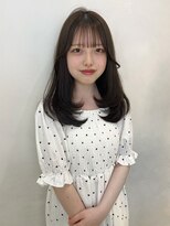 アクシス 栄店(`AXIS)&nbsp;森崎ワンホンレイヤー/ミルクティーブロンド/ダークブルー/栄