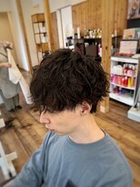 コモレビ(komorebi) 【山本智文】シャドウパーマメンズマッシュ