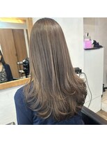 ハーツ 青山表参道店(Heart's) 白髪ぼかし脱白髪染め似合わせレイヤーカット40代50代60代