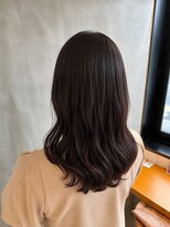 キングダム 港南台店 KINGDOM ラベンダーブラウン×柔らかロング