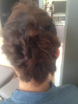 キューティ 福久店(CUTiE) 夏バージョン編みこみヘアセット