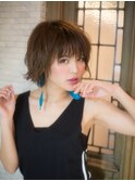 無造作カジュアルで大人可愛いショートボブ【新小岩】