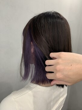 シャムオーツー 国分寺(CHAM:O2) バイオレット系インナーカラー