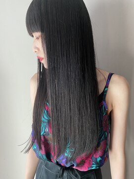 ロニカ 銀座(LOuNICA) 美髪切りっぱなしロングヘア