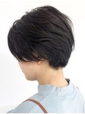 ハンサムショート★刈り上げアッシュブラウンナチュラルブラウン