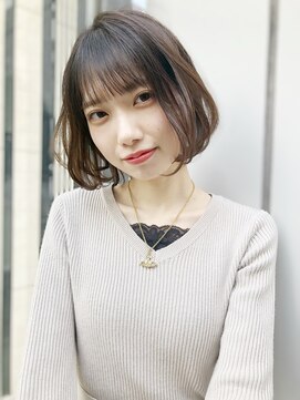 カミノア 銀座店(CAMINOIA) アースカラーのニュアンスボブ ショコラベージュ