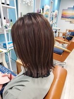 アラワラブルー(arrawarra blue)&nbsp;外はねミディ/20代/30代/40代/50代/倉敷/白楽町