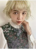 【LESS】ブロンドボブ[伏見/丸の内/栄/ケアブリーチ]