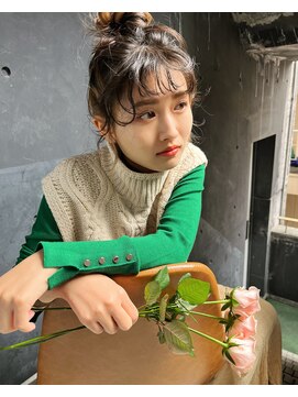 ラビリンス(Labyrinth) カジュアルお団子ヘアアレンジ