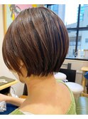ショート/丸みショートボブ/やわらかショート/20代/30代/40代