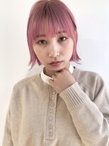 ピープスアンドスー 表参道 渋谷(Peeps&Suu.)&nbsp;外ハネ_丸み_ピンク_エフォートレス_髪質改善/20代30代40代