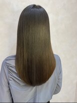 ジーナ 本八幡(Zina)&nbsp;髪質改善＊柔らかミルクティーベージュカラー【Zina 本八幡】