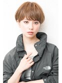 前下がりボブ・  内巻きワンカール・  ボブショート・暗髪