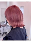 秋髪◎垢抜けピンクカラー