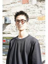 キュー(Cue_)&nbsp;無造作スパイキーショート×メンズパーマ