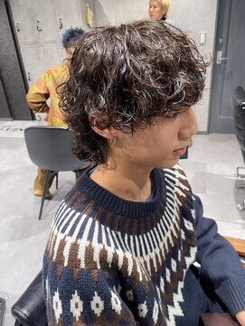 ネクストネオ 静岡(NEXT NEO) NEXT NEO【櫻田】マッシュウルフ　ブラウン　波巻きスパイラル