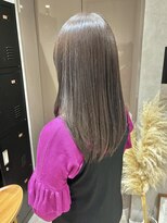 クエ(QUE) 質感再整カラー/艶カラー/グレージュブラウン/横浜