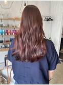 30代40代大人可愛い髪質改善カラー透明感ピンクブラウン