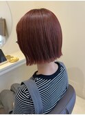 ブラッドオレンジ×パツッとボブ