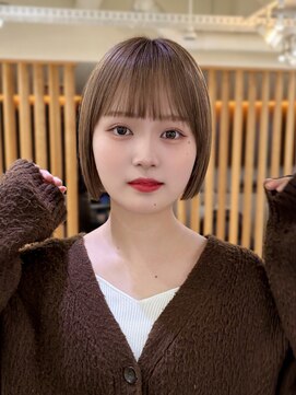 メゾンアクア 表参道(Maison ACQUA) 切りっぱなしボブ/レイヤー/ボブルフ/くびれ/ミディアム/小顔