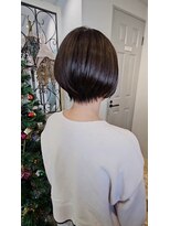 ヘア ケア ディエイチケー(HAIR CARE DHK) 襟足スッキリの大人ショートボブ