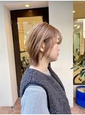 20代/30代/40代 ハイトーンショートウルフ