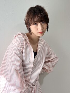 クラン 岡本(Chlan) 愛されショート　春カラー　ピンクブラウン