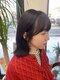 ラボ ヘアー(lab hair)の写真/横顔をキレイに可愛く見せる/骨格や髪質に合った提案/おくれ毛で結んだ時も可愛いデザイン♪