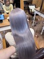 リトル ポルト 元町(little×PORTO)&nbsp;ラベンダーカラー最高級ケアブリーチ「エフェクトブリーチ」使用
