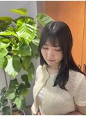 【前迫 隆志】大人　暗髪　セミロング