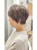 襟足シュッとショート