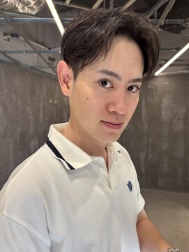 ピークアブー 原宿ハラカド(PEEK-A-BOO) センターパートメンズカットナチュラルパーマ原宿