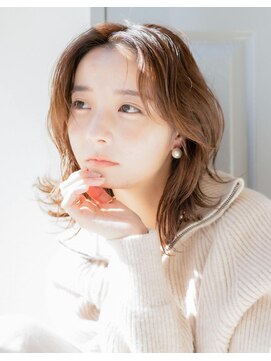 ヘアーズ ベリー 住道店(hairs BERRY) BERRYセミディシアカラーナチュラルレイヤ-シフォンベージュ美髪