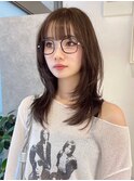 『rizu』レイヤー/シャギーカット/顔周りレイヤー/顔周り