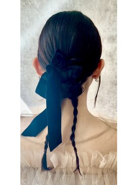 スタイル 横浜(STYLE) 結婚式お呼ばれカチモリ／ヘアセット/カチモリ/アレンジ