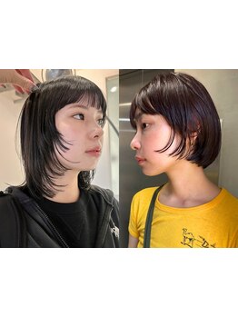 顔周りにナチュラルで洗練された1point！抜け感のあるニュアンスパーマも顔周りレイヤーで自分らしく