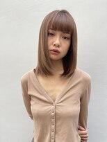 ロンド マーレ 天神大名店(Lond mare)&nbsp;前髪あり　前髪カット　レイヤーボブ　ボブレイヤー　韓国ヘア