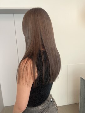 ローレンアオ(LOREN AO) くびれヘア/アプリコットオレンジ/ハイライトカラー/栄矢場