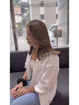 サロンドミルク 新百合ヶ丘店(salon de MiLK) ミルクティーベージュグレージュピンクカラー新百合ヶ丘