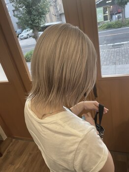 リーアイ(R-ee-i)の写真/【一宮】イメチェンしたい方、ハイトーンに挑戦したい方、職場や学校で髪色に制限のある方などにも対応可◎