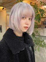 ネハス 名古屋栄店(nehus.)&nbsp;ブリーチハイライト髪質改善ダブルカラーレイヤーカット