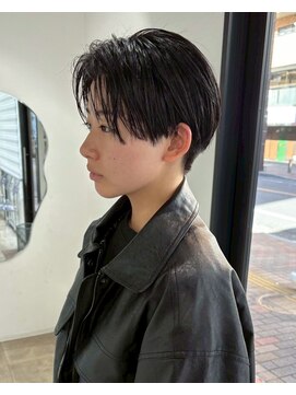 シロ 船橋(白silo) センターパート/ベリーショート/レディース/韓国/船橋/京成船橋