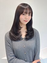 ノエシキカ(noe sikika)&nbsp;ミディアム/韓国/レイヤーカット/ダブルカラー/栄s59