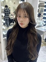 リー 梅田(Lee)&nbsp;arisa/ブリーチなしWカラー/オリーブベージュ/くすみ/アッシュ