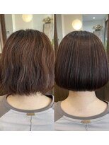 シェアする美容室 結び 結びの縮毛矯正で扱いやすいサラツヤな髪へ★