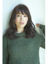 ヘアメイク イズム(HAIR MAKE ism) 【ism 千葉】シックなニュアンスパーマ×セミロング