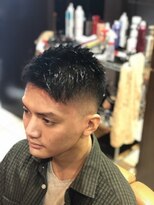 ヘアーモードキクチ 神田日銀通り店 アップバングフェード