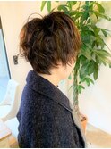 地毛風ゆるカール♪遊び心ショートボブ