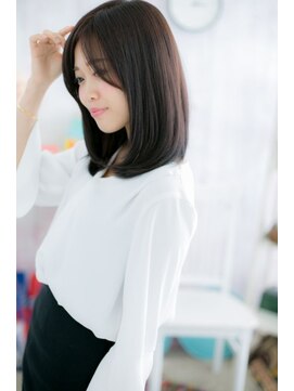 ミック ヘアアンドビューティー 大山店(miq  Hair&Beauty) いいオンナ度UP★黒髪ワンカールb